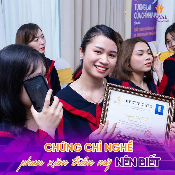 Chứng chỉ phun xăm có nhiều điều cần lưu ý cần hiểu rõ theo thông tin dưới đây