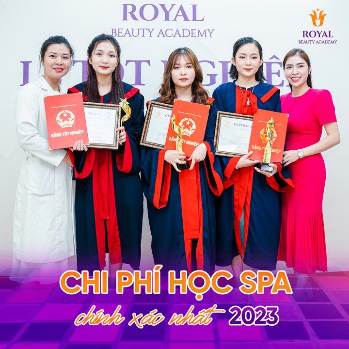 Học spa bao nhiêu tiền? Là câu hỏi của phần lớn các bạn trước khi tham gia các khóa học spa
