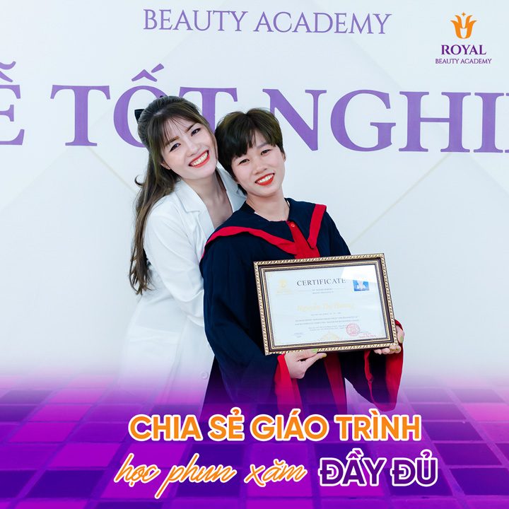 Giáo trình phun xăm là một yếu tố phản ánh chất lượng của trung tâm dạy nghề