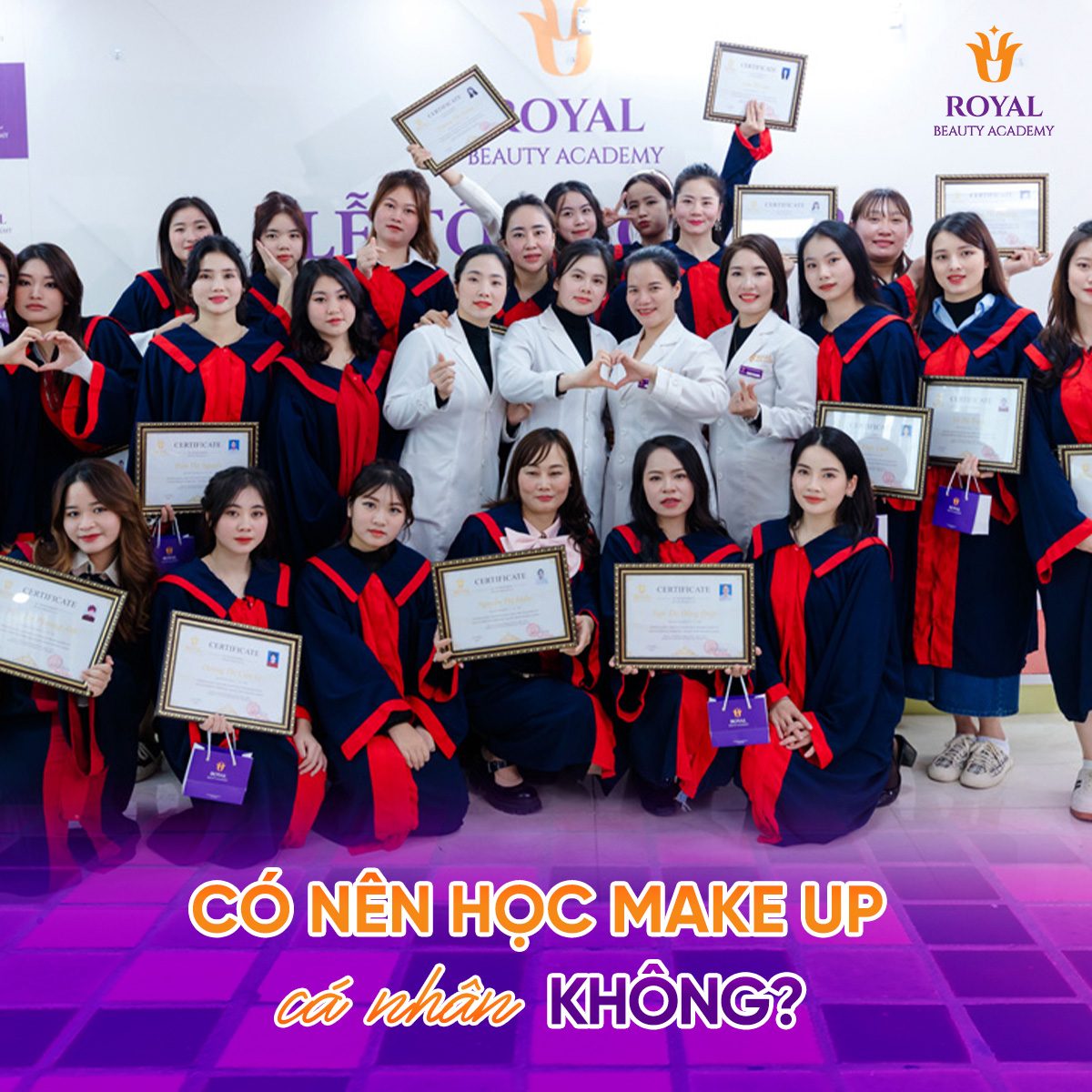 Học makeup là sự lựa chọn tuyệt vời dành cho các bạn